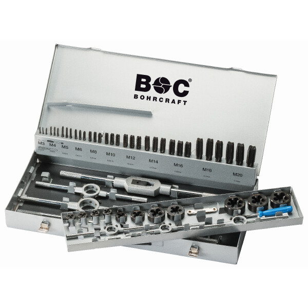 Bohrcraft Sortimente GWE20 P-PLUS Gewindesort.// M3-M20 VAP / 54-tlg.
