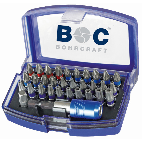 Bohrcraft Sortimente PB32 Bits 1/4" // PZ1-3+PH1-3+Tx10-40 / 32-tlg.