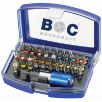 Bohrcraft Sortimente PB32-3 1/4"//Schlitz/PZ/PH/Tx/TT/SW / 32-tlg.