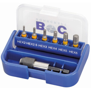 Bohrcraft Sortimente PB7-Hex orange Bits...