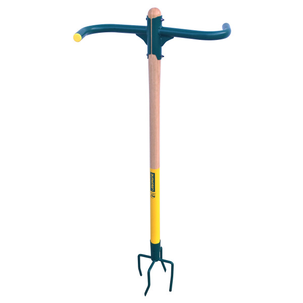 LEBORGNE Rotierende Gartenkralle 4 Zinken Rotogrif NaturOvert