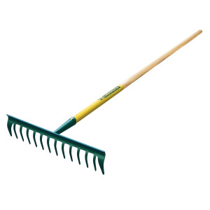 LEBORGNE Duopro-Rechen 14 Zinken Holzstiel 150 cm