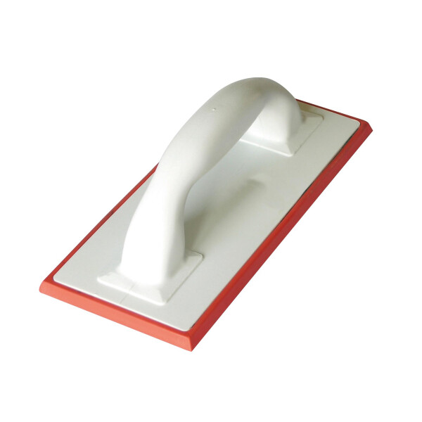 MONDELIN Fugenbrett mit Griff aus Kunststoff 9 mm Kaustschuk Orange 290 x 140 mm