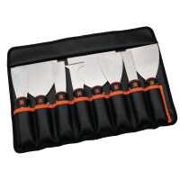 MONDELIN Spachtelset 8 tlg.. 2-K-Griff in Textiltasche