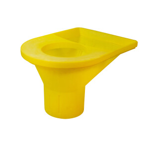 MONDELIN Bauschuttrutsche Oberteil 95 x 52 cm