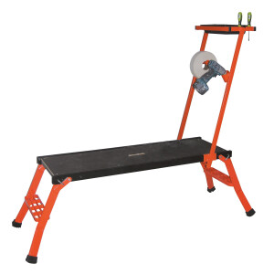 MONDELIN Arbeitsplattform mit Werkzeughalter 125 x 42 cm...