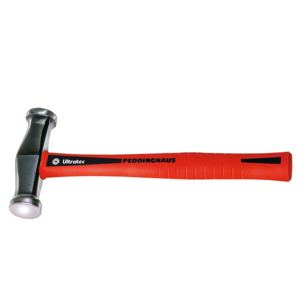 PEDDINGHAUS Spann- und Polierhammer UltraTEC 400 g mit UltraTEC 3-K Stiel Flache und Gewölbte Bahn