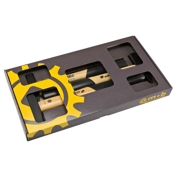 PEDDINGHAUS Schlosserhammersatz 3-teilig mit 300-500-800 g mit Hickorystiel DIN 1041