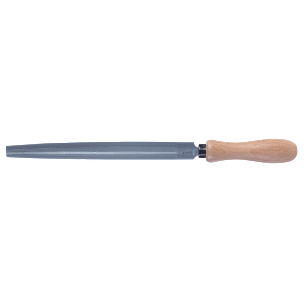 MOB Werkstattfeile Halbrund mit Holzheft 250-10 25X7 mm