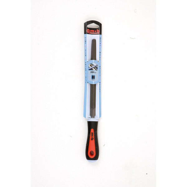 MOB Werkstattfeile mit Dreikant 150 mm H2 mit NERTECH-Heft auf Karte