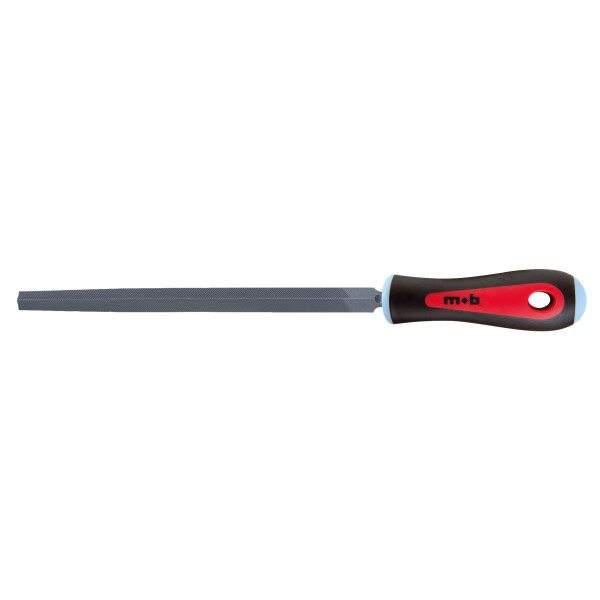 MOB Werkstattfeile mit Dreikant 250 mm H2 mit NERTECH-Heft