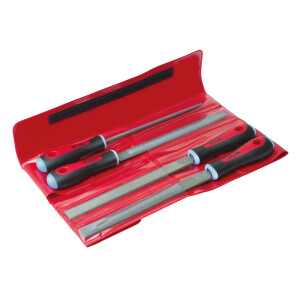 MOB Feilensatz NERTECH 4-Teilig 200 mm mit NERTECH 3-K Heft