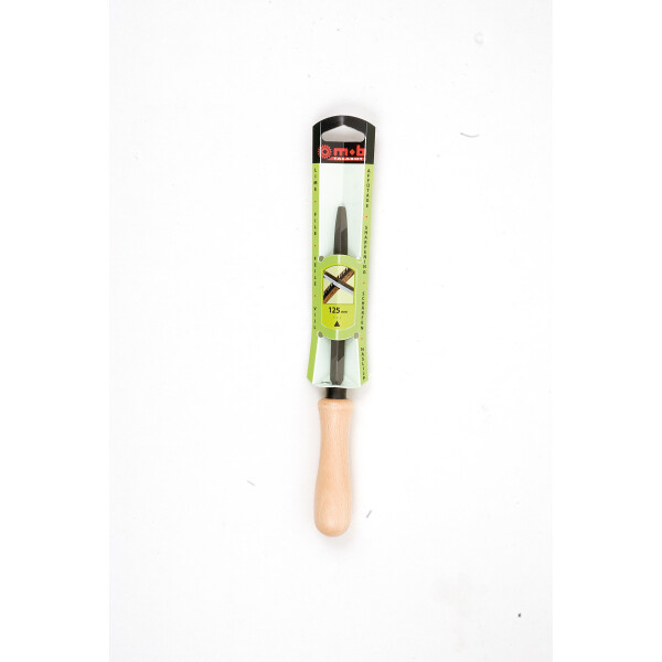 MOB Dreikant-Sägefeile mit Holzheft auf Blister 100-4 6 mm