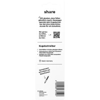 share Kugelschreiber blau 2er-Blister  4-0001-2003