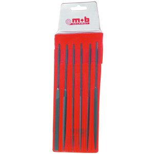 MOB Nadelfeilensatz 6 Teilig im Etui 160 mm