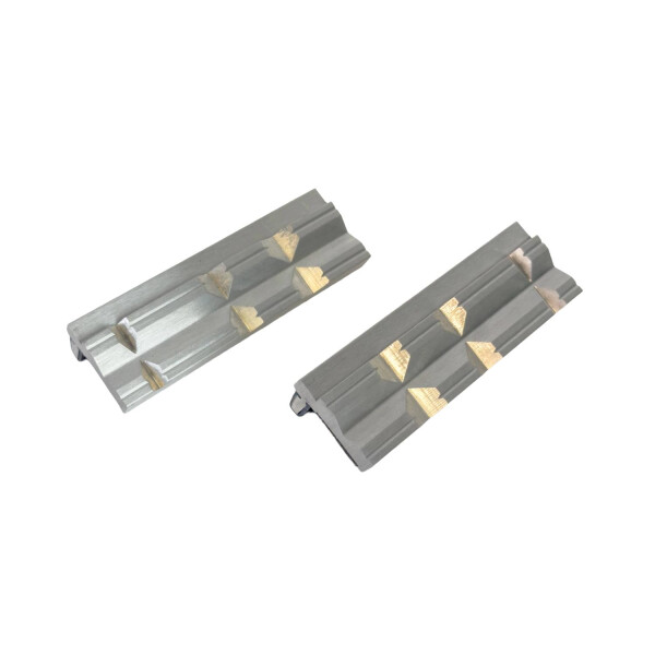 MOB Spannnbacken Magnestrip Ps 100 mm Aluminium Prismen