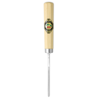 Kirschen 3247006 Kerbschnitzbeitel mit Weißbuchenheft, 6 mm Stich 11, gerade, tiefrunde Höhlung, Achtkantform