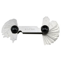 MOB Radienlehre 110 g 7,5-15 mm