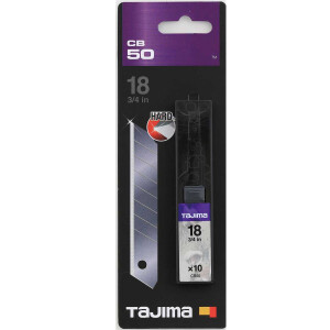 TAJIMA DORA ENDURA CUTTERKLINGEN 18 mm Spender mit 10...