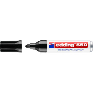 edding 550 Permanentmarker schwarz 4-550001