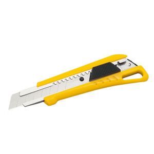 TAJIMA LC520YB CUTTER 18 mm 3 ENDURA Klingen AUTO LOCK, gelb