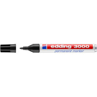 edding 3000 Permanentmarker schwarz 4-3000001