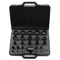 MOB Locheisensatz Mekanix 26-Teilig Ungerade Durchmesser 2-49 mm