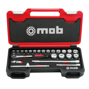 MOB Fusion Box Steckschlusselsatz 23-teilig 3 / 8 Zoll 6...
