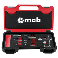 MOB Fusion Box Ausdrehersatz Complete 19-Teilig mit Inkl. Werkzeughalter, Bohrern und Gewindeschneidern