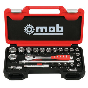 MOB Fusion Box Steckschlusselsatz 23-teilig 1 / 2 Zoll 6...