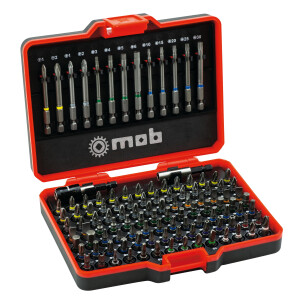 MOB Bit Set 113-tlg.. mit Farbring, Inkl. 2X Magnethalter