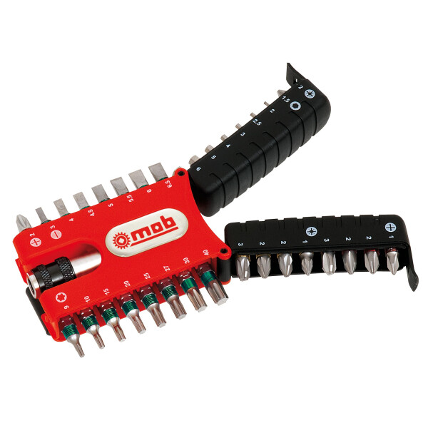 MOB Bitsatz Multi 32-teilig in Box mit Inkl. Autolock Magnethalter