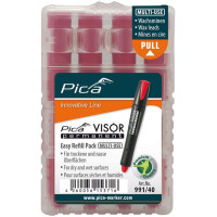 Pica 991/40 VISOR permanent, Easy Refill Pack, rot