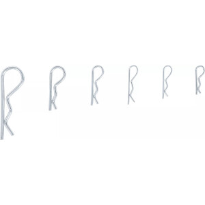 Federsplinte-Sortiment | Ø 2,4 - 4,0 mm | 150-tlg.