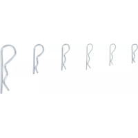Federsplinte-Sortiment | Ø 2,4 - 4,0 mm | 150-tlg.