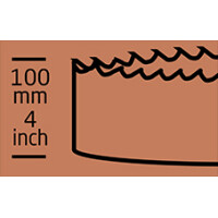 WILPU 3265000001 Speziallochsaege 6 ZpZ, Kunststoffrohre PVC, PP, PE 32/150 PVC