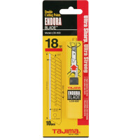 TAJIMA ENDURA CUTTERKLINGEN 18 mm mit 15 Segmenten Spender mit 10 Klingen SB-Karte