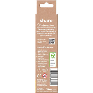 share Buntstift Jumbo 5er-Set 4-0002-5