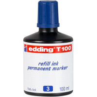 edding T 100 Nachfülltinte Permanentmarker blau 4-T100003