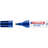 edding 4-05-10003  0.5 Mini Permanentmarker 10er-Polybeutel blau