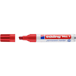 edding 4-1002  No. 1 Permanentmarker rot
