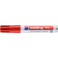 edding 4-1002  No. 1 Permanentmarker rot