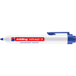 edding 4-11003  retract 11 Permanentmarker blau