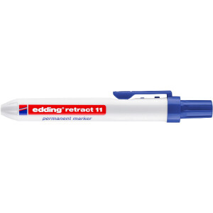 edding 4-11003  retract 11 Permanentmarker blau