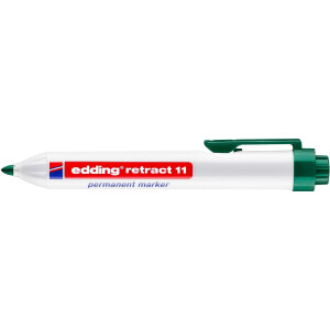 edding 4-11004  retract 11 Permanentmarker grün