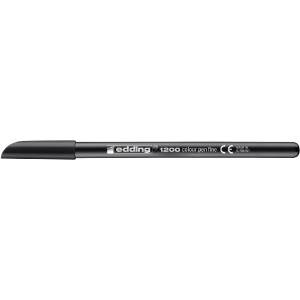 edding 4-1200001  1200 Fasermaler fein schwarz