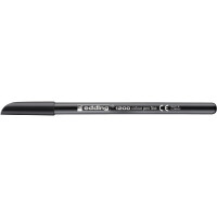 edding 4-1200001  1200 Fasermaler fein schwarz