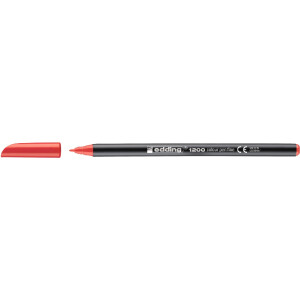 edding 4-1200002  1200 Fasermaler fein rot