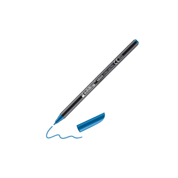 edding 4-1200010  1200 Fasermaler fein hellblau
