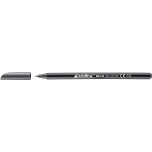 edding 4-1200012  1200 Fasermaler fein grau